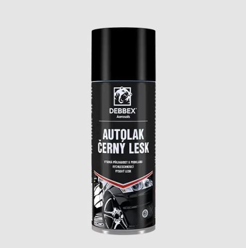 DEBBEX Autolak černý lesk 400 ml (TA21104)