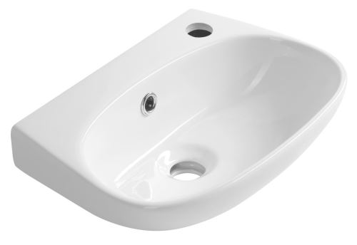 AQUALINE VELSA keramické umývátko 40x29cm, bílá (NP479)