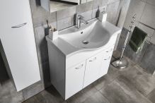 AQUALINE KERAMIA FRESH umyvadlová skříňka 74,5x74x34,7cm, bílá (50082A) (3)
