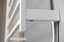 Sapho ELZOR elektrický sušák ručníků 500x470mm, 50W, bílá mat (4)