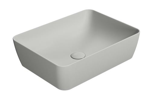 GSI SAND umyvadlo na desku 50x38 cm, cenere mat