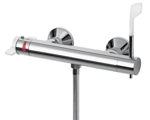 Sapho LEA nástěnná sprchová termostatická baterie pro tělesně postižené,chrom (MR90155