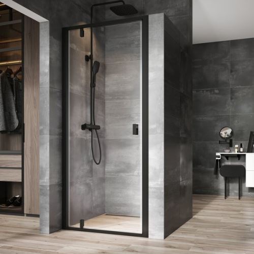 RAVAK Sprchové dveře Nexty NDOP1-80 satin+Transparent (03O40U00Z1)