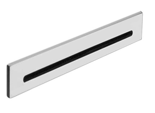 Sapho CUT vanová souprava, přepadová štěrbina 170x24mm a click clack zátka, chrom