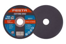 FESTA Kotouč řezný na kov 125x1.2x22.2mm plechový box 10ks (22229) (1)