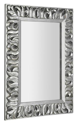 Sapho ZEEGRAS zrcadlo v rámu, 70x100cm, stříbrná