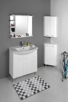 AQUALINE ZOJA/KERAMIA FRESH skříňka rohová 35x78x35cm, bílá (50321) (5)