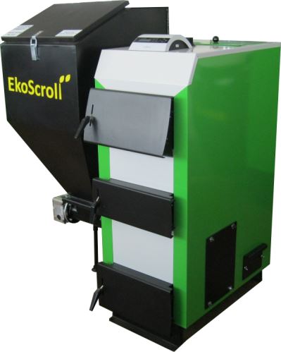 EKOSCROLL Kotel EKONOMIC 25 kW, EcoMAX 250RZ, levý