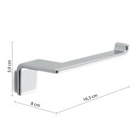 GEDY IL GIGLIO držák toaletního papíru bez krytu, chrom (A92413) (3)