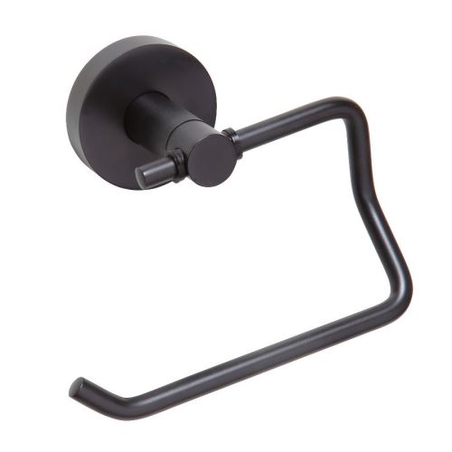 SAPHO X-ROUND BLACK držák toaletního papíru bez krytu, černá (XR704B)