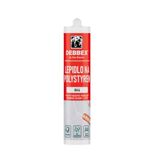 DEBBEX Lepidlo na polystyren kartuše 280 ml, bílá (50906RL)