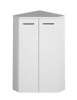 AQUALINE ZOJA/KERAMIA FRESH skříňka rohová 35x78x35cm, bílá (50321) (1)
