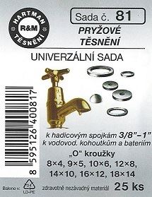 HARTMAN Sada univerzálního pryžového těsnění (0081)