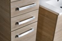 Aqualine VEGA skříňka vysoká 35x184x31 cm, dub platin (2)