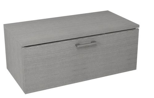 Sapho MAKALA skříňka s vrchní deskou 89,5x35x45,2 cm, dub stříbrný