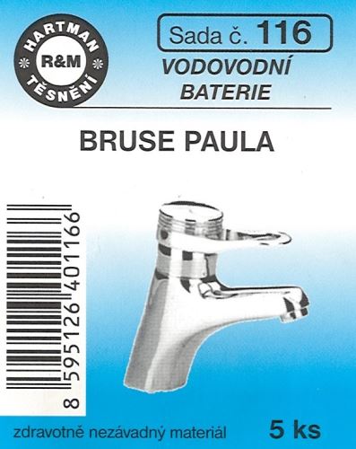 HARTMAN Sada kompletního těsnění k vodovodní baterii BRUSE PAULA (0116)