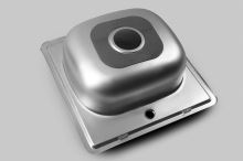 Aqualine Nerezový vestavný dřez 48x16x48 cm (3)