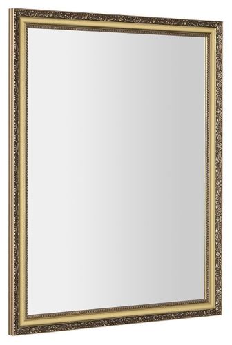 Sapho BOHEMIA zrcadlo v dřevěném rámu 686x886mm, zlatá