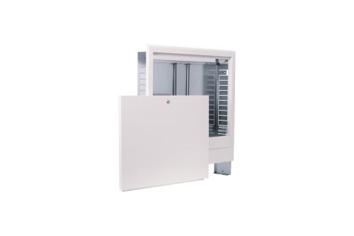 GIACOMINI Skříň rozdělovačů pro zazdění R500, C - 800 x 680÷730 x 110 ÷ 160 mm (R500Y203CZ)