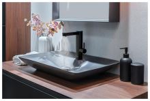 N´OVEEN Elektrická stojánková baterie s průtokovým ohřevem vody, černá (IWH965) (11)