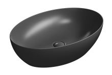 GSI PURA umyvadlo na desku 60x42 cm, černá mat GSI PURA umyvadlo na desku 60x42 cm, černá mat