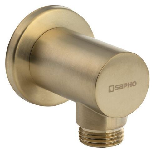 SAPHO Vývod sprchy, kulatý, zlato mat (1205-01GB)