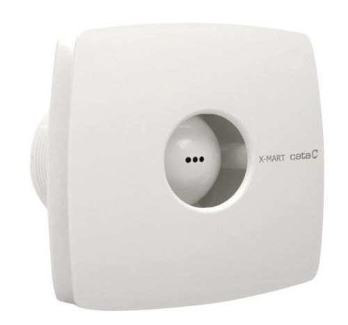 Cata X-MART 12T koupelnový ventilátor axiální s časovačem, 20W, potrubí 120mm, bílá
