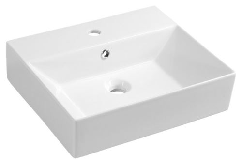 ISVEA SISTEMA Keramické umyvadlo 50x42cm, bílá (10SF50051)