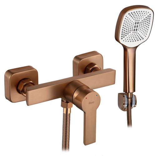 REA Sprchová baterie ARGUS včetně příslušenství, Brush Copper (REA-B7438)
