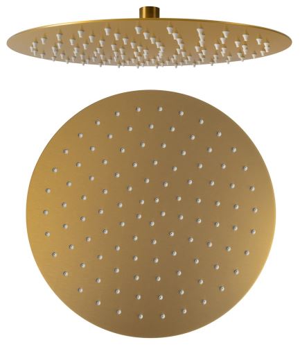 SAPHO SLIM hlavová sprcha, průměr 300mm, zlato mat (MS573GB)