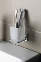 Gedy COLORADO sklenka, chrom/sklo satin (3)