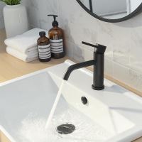 REA Umyvadlová baterie nízká LUNGO, černá (REA-B4102) (5)