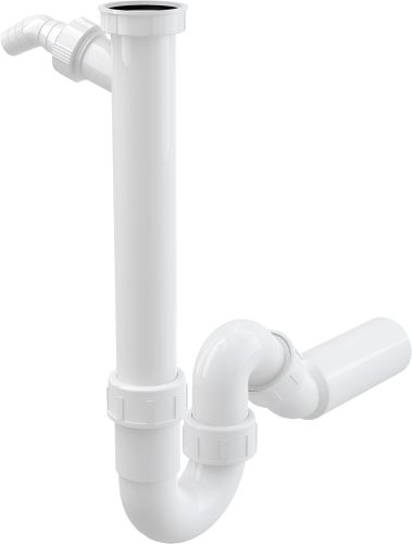 ALCADRAIN Sifon trubkový s převlečnou maticí G 6/4" × DN 50 a přípojkou Ø 18,5 mm (A81V-DN50)