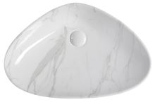 Sapho DALMA keramické umyvadlo 58,5x39x14 cm, carrara (2)