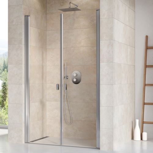 RAVAK Sprchové dveře CHROME CSDL2 100 bright alu+Transparent (0QVACC0LZ1)
