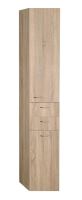 Aqualine ZOJA/KERAMIA FRESH skříňka vysoká s košem 35x184x29cm, dub platin