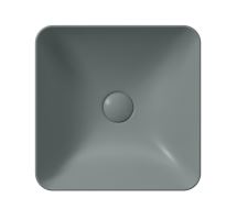 GSI SAND umyvadlo na desku 38x38 cm, agave mat (1)