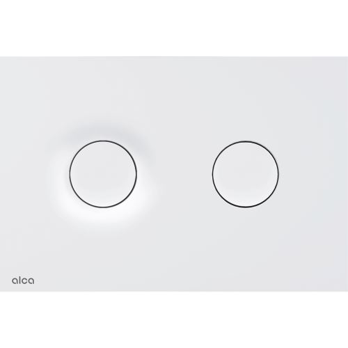 ALCADRAIN Ovládací tlačítko Dot.Dot. pro předstěnové instalační systémy, bílá-mat (M1976)