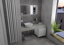 Sapho TAILOR rockstone deska 160x50 cm, provedení límce F (2)