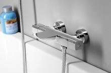 Sapho MIXONA nástěnná termostatická vanová baterie, chrom (5)