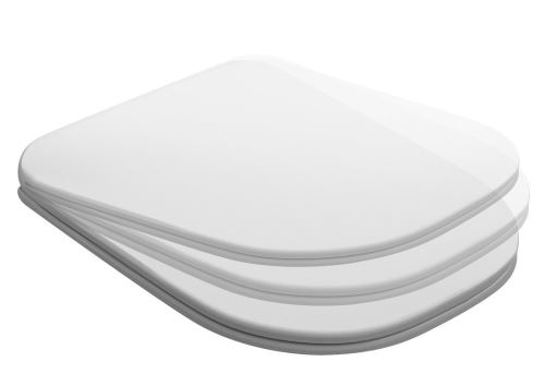 Kerasan TRIBECA WC sedátko SLIM Soft Close, duroplast, bílá
