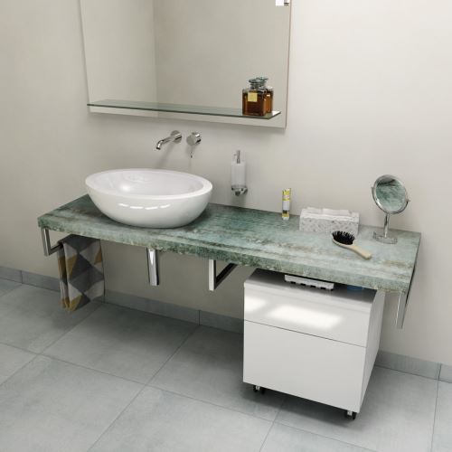 Sapho AVICE deska 150x50cm, aquamarine