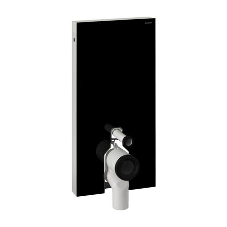 GEBERIT MONOLITH Sanitární modul pro stojící WC, s kolenem, přívod vody dole, sklo bílé (131.002.SI.5)