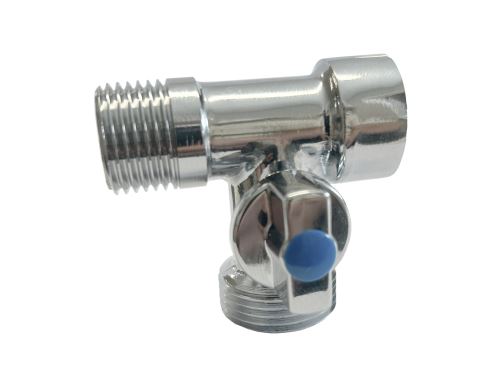 pračkový meziventil 1/2" x 1/2" x 3/4" kulový