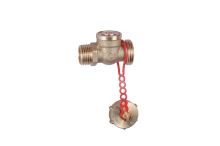 GIACOMINI R608 Vyp. kul.koh., bez hadicové vývodky, se zátkou, PN10, T 90°C 3/4" (R608Y034)