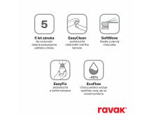 RAVAK Umyvadlová stojánková baterie Solar SL 015.00CR 290 mm, bez výpusti, chrom (X070484) (3)