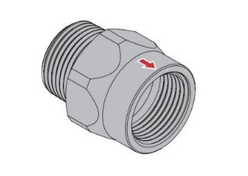 IVAR Bezpečnostní nadprůtoková pojistka GST typ L-MF - 1"MF - 4 m3/h (GS03310300)