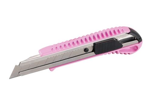 Nůž odlamovací ALU 18mm růžový (16046)