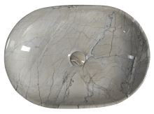 Sapho DALMA keramické umyvadlo 59x42x14 cm, grigio (2)