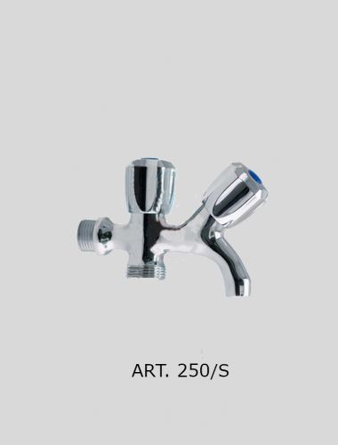 Dvojitý ventil bez zpětné klapky 1/2"x3/4"x3/4" (ART.250/S)